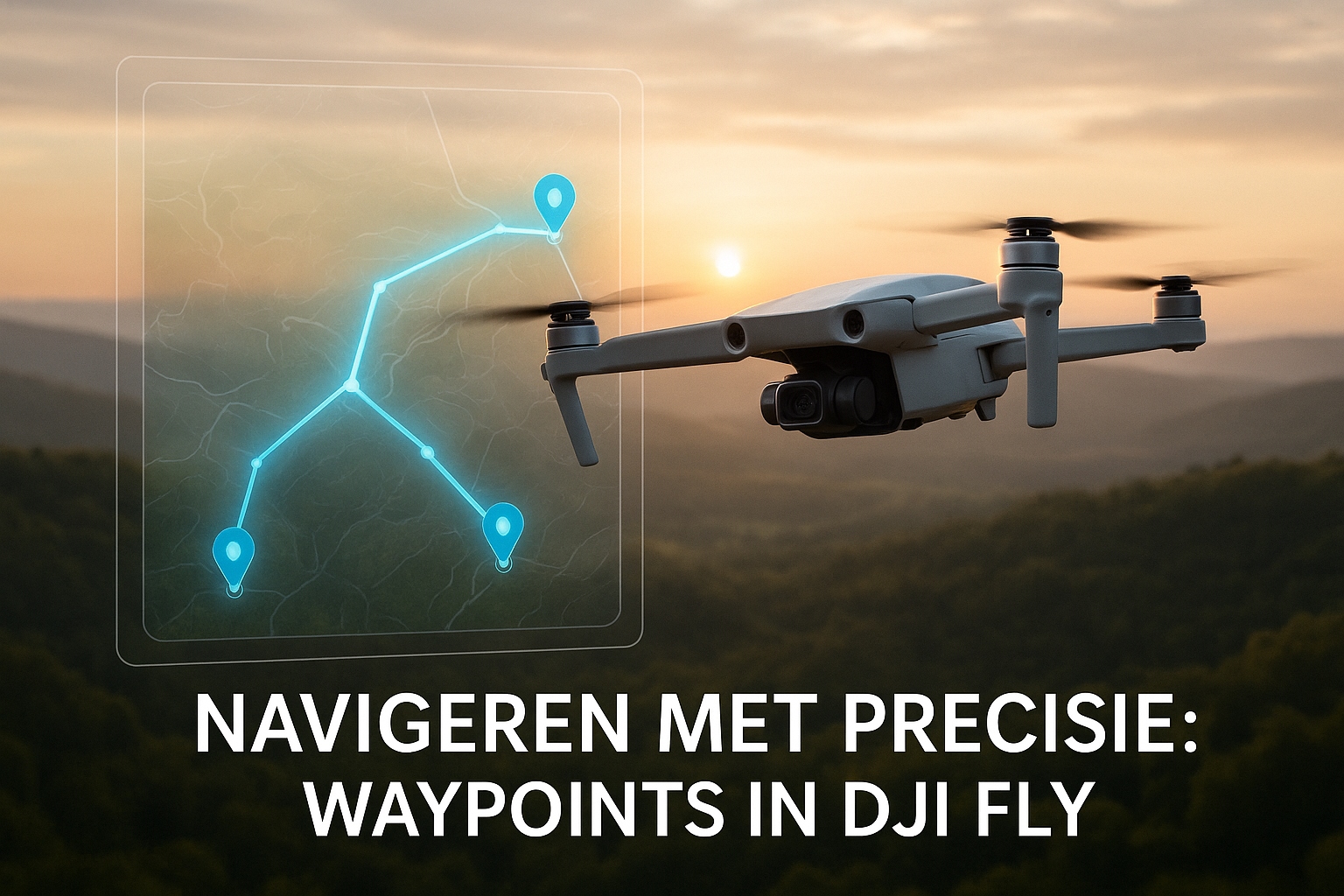 Navigeren met Precisie: Waypoints in DJI Fly