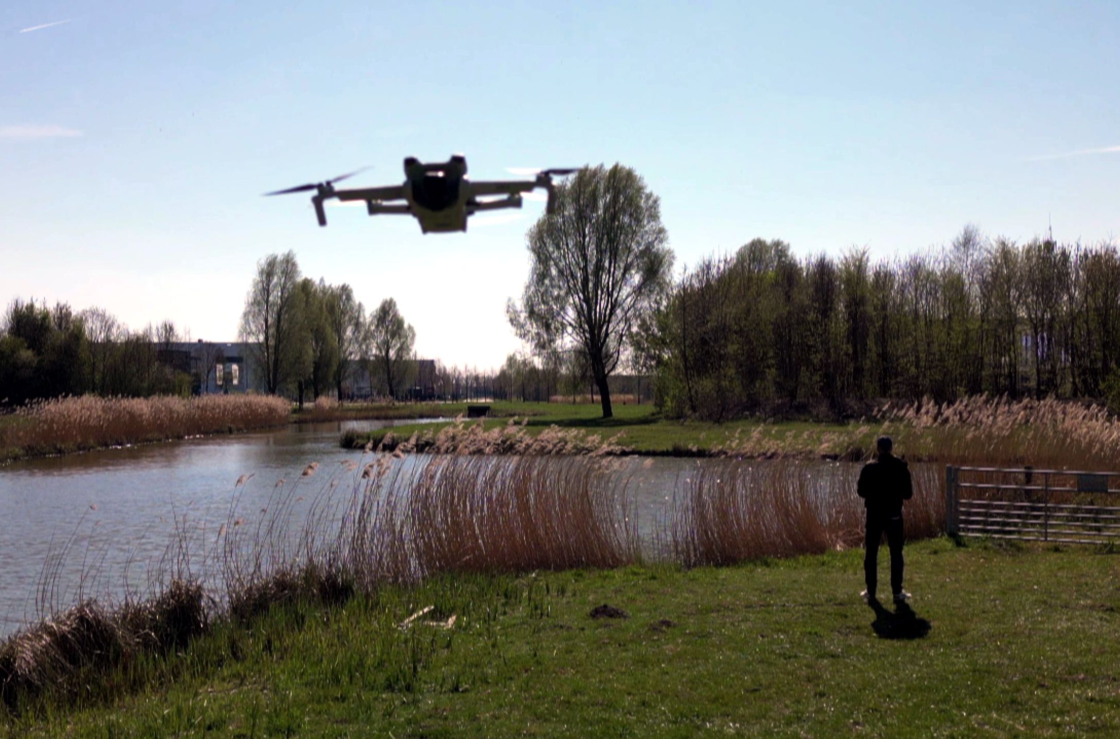 drone bij de Linge